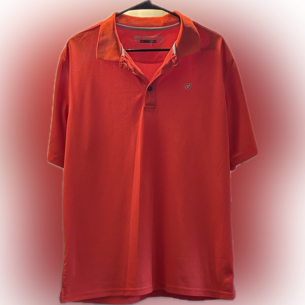Ariat Bold Red Polo Shirt